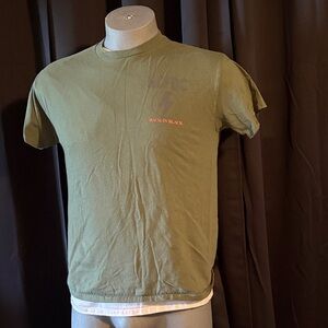 Back In Black Olive Green Short Sleeve Crew Tee